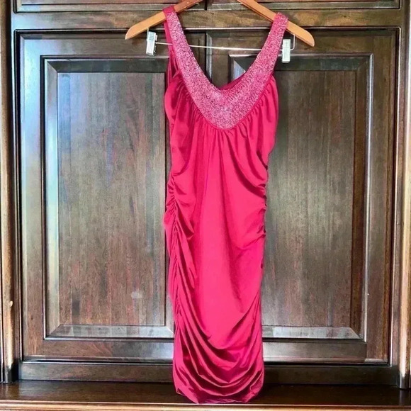 ICU Y2K Style Formal Dress / Size M / Red - Picture 4 of 11